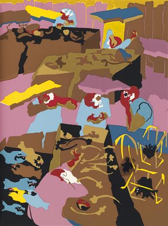 JACOB LAWRENCE (1917 - 2000) Hiroshima.